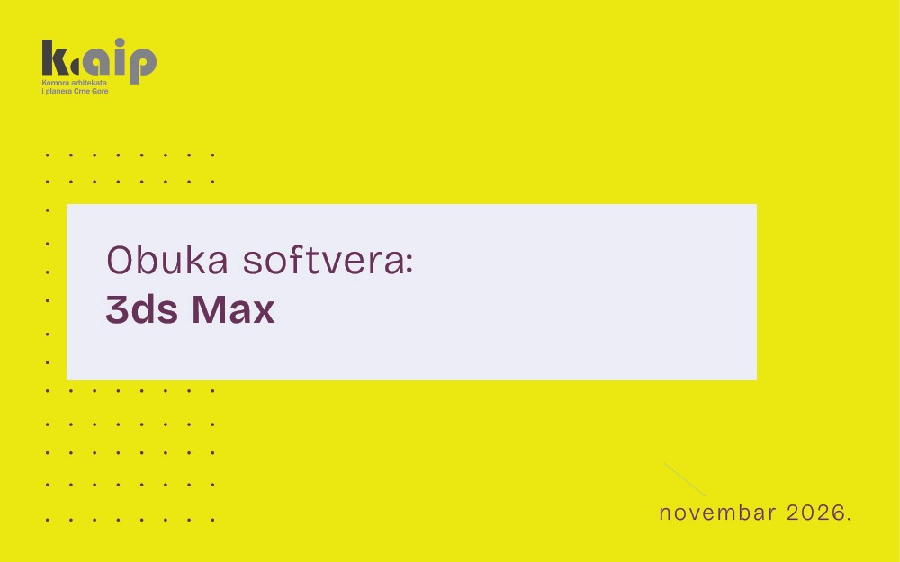 Obuka softvera: 3ds Max